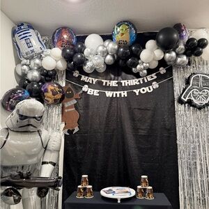 Star wars themed banner. May the thirties be with you.
